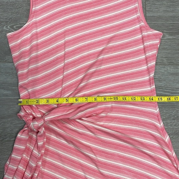 NWOT Talbots Stripe Side Tie Midi Sleeveless Shift Dress S - Picture 10 of 16